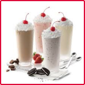 Milkshake (Vanilla, Chocolate, Strawberry) chick fil a