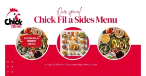 chick fil a sides menu, sandwiches, fries, other menus used as a side option.
