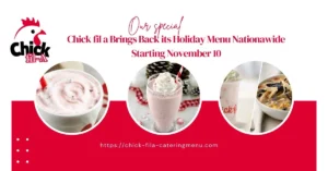 Chick-fil-A Holiday Menu