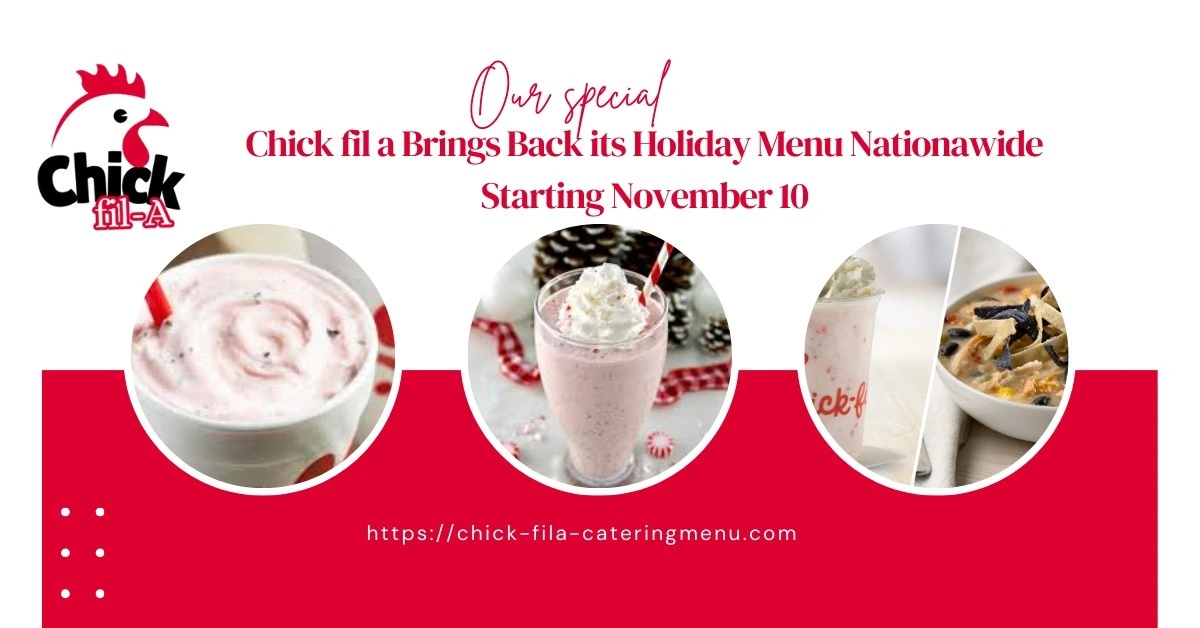 Chick-fil-A Holiday Menu