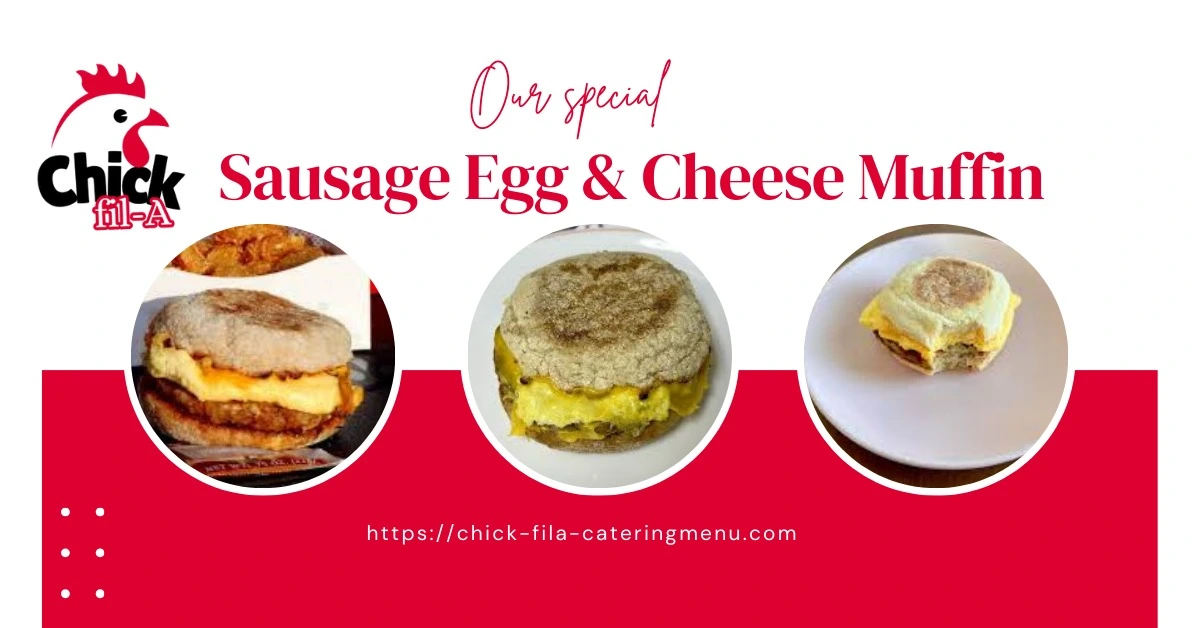 sausage egg & cheese muffin