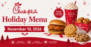 Chick-fil-A Holiday Menu November 10, 2026: Full Menu Items